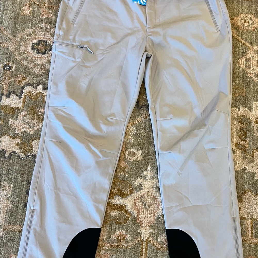 Magco Msen Lined Waterproof Pants NWT Size 38x30 Color Light‎ Grey